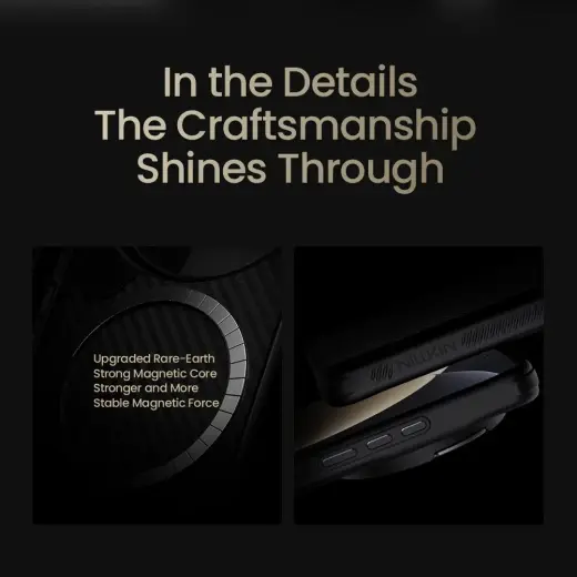 Nillkin CarboProp Aramid Magnetic чехол для телефона для Xiaomi 15 Ultra черный Фото num