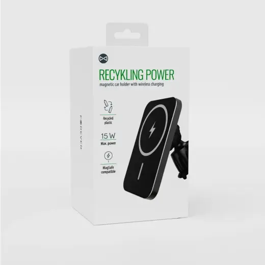 Forever recycling car holder with inductive charging, compatible with MagSafe  RUS138-MS-01 Foto 3