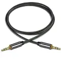 Wozinsky universal mini jack cable 2x AUX cable 3 m black Photo