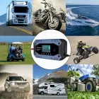 Qoltec Intelligent charger for STD AGM GEL LiFePO4 | Battery charger with repair function |12-24V |10A | LCD | 9 - stage charging Photo