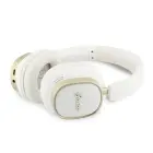 Guess Rectangle Metal Script Logo ENC Wireless Headphone White — Foto 4