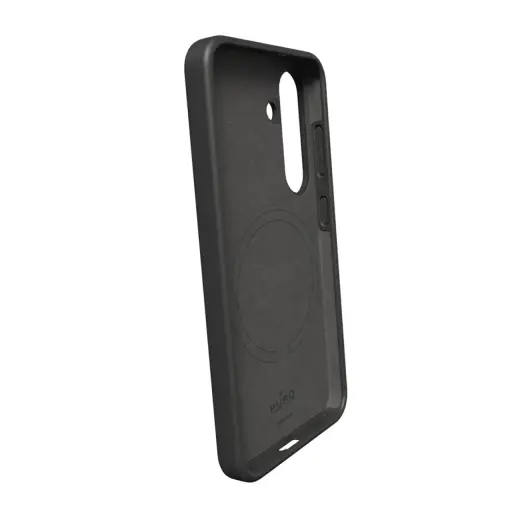 Puro Icon Mag Silicone Case with MagSafe for Samsung Galaxy S25+ - Black Фото num
