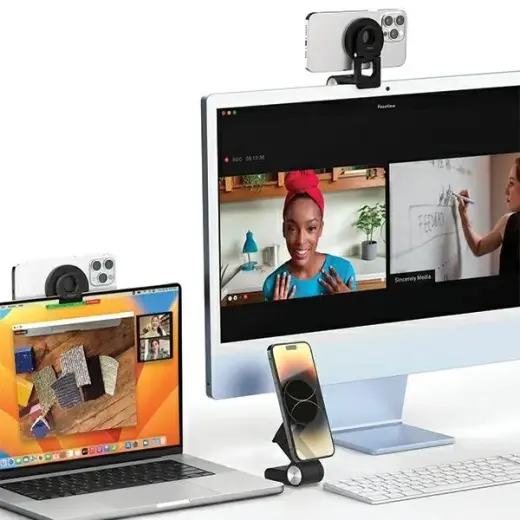 SODI BM-330 3-in-1 induction multifunction holder for iMac - white Photo