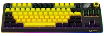 Klaviatūra Lorgar LRG-KBP70MW-BK-US 75% RGB Yellow