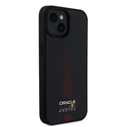 Red Bull Carbon Powerbar чехол для телефона для iPhone 15 черный с поддержкой MagSafe Фото num