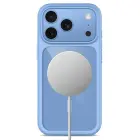 Tech-Protect MagOne CC maciņš ar MagSafe atbalstu telefonam iPhone 18 Pro | iPhone 17 Pro caurspīdīgs zils (komplektā aizsargstikls) — Foto 5