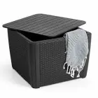 Garden table/storage box Luzon Plus grey — Photo 4