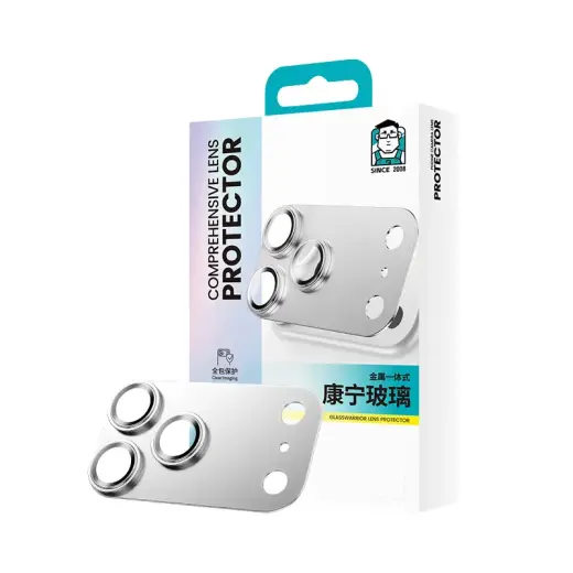 Benks Tempered glass Glass Warrior Metal Integrated Lens Protector (C070) for Iphone 17 Pro Max (lens 3 pieces) white Foto 11