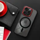 Color Edge Mag phone case with MagSafe support for iPhone 13 black red — Photo 3