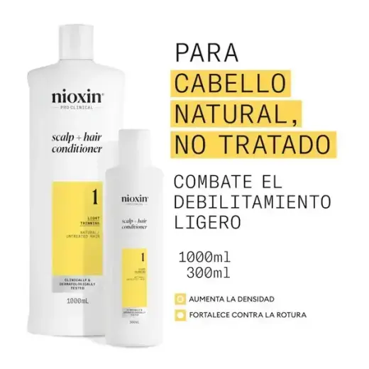 Nioxin System 1 - Conditioner - Natural Hair with Mild Thinning 300ml
