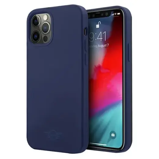 Mini MIHCP12MSLTNA iPhone 12|12 Pro 6,1" granatowy|navy hard case Silicone Tone On Tone Фото num
