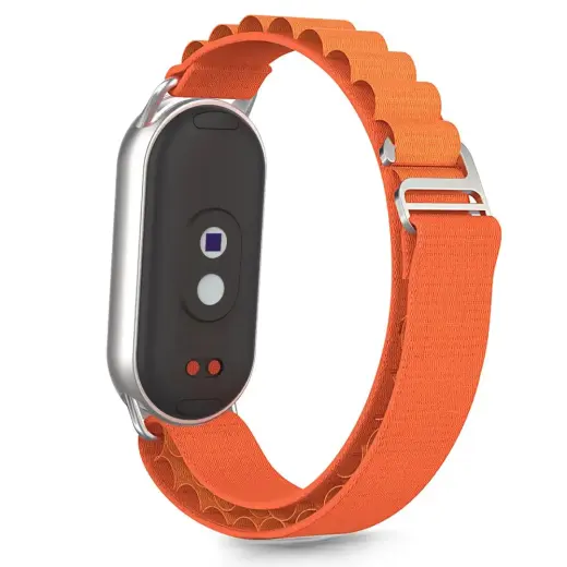 TECH-PROTECT NYLON PRO XIAOMI SMART BAND 8 | 9 | 10 | NFC ORANGE Foto 2