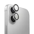 Uniq Optix Aluminum Camera Lens Protector iPhone 16 6.1" | 16 Plus 6.7" white shimmer camera lens glass with applicator Foto 1