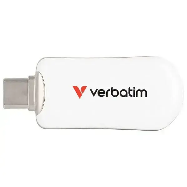 Pendrive Verbatim Plectra 64GB USB-C white 30228