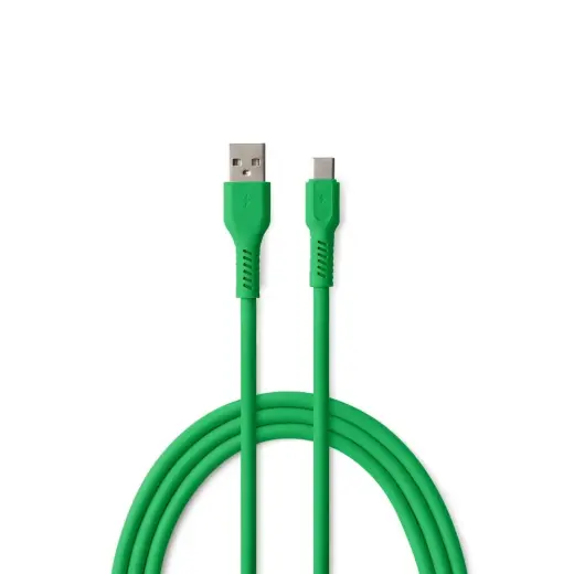 COLORUM CK60-AC-04 data transfer and charging cable | USB-A to USB-C | 15W | 1.8m | green Photo