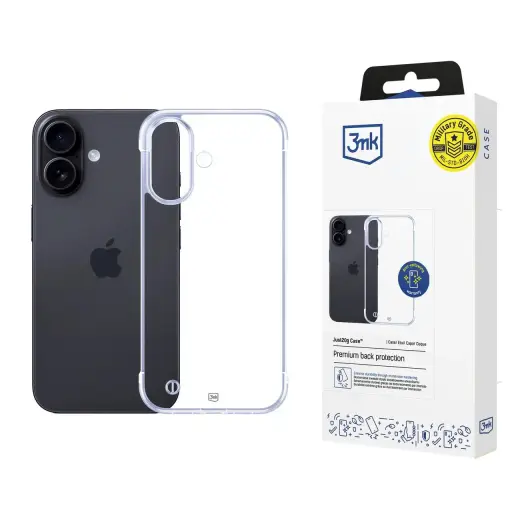 3MK Just20g Clear Case for iPhone 16 Plus