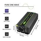 Qoltec Pure Sine Wave Inverter Monolith| 600W | 1200W | 12V to 230V Foto 7