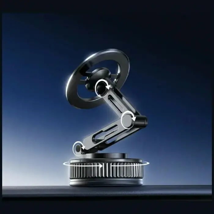 Universal phone holder USAMS ZJ087 magnetic for car, home, office black Photo