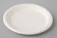 Šķīvji BIO D23cm apaļi, cukurniedru, balti, 0.85kg, 50 gab.