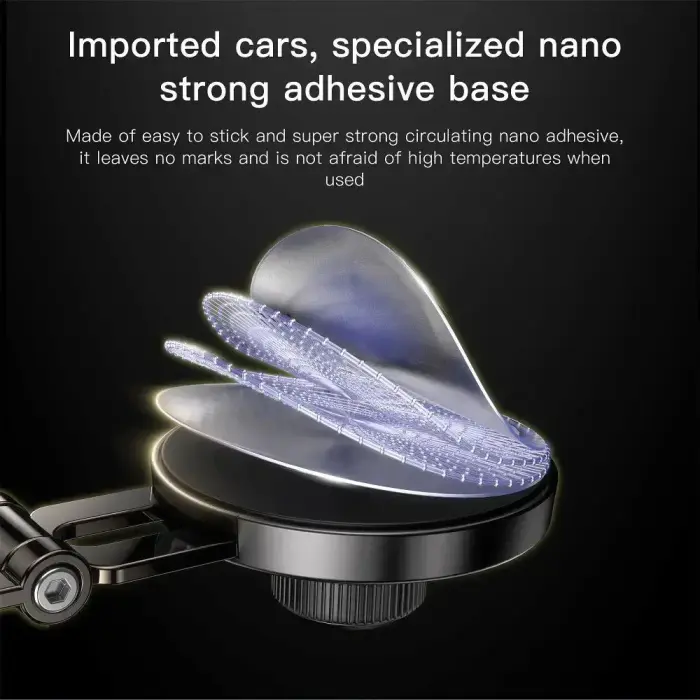 Magnetic car phone holder Forcell F-Grip IronSecure windshield / dashboard black Photo