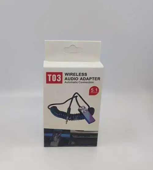 ADAPTER T03 BLUETOOTH TO AUX SILVER Фото num