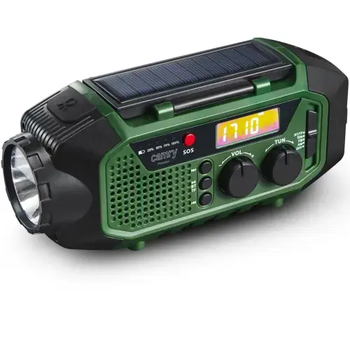 Camry CR 1919 Pārnēsājams radio-lukturis ar dinamo funkciju