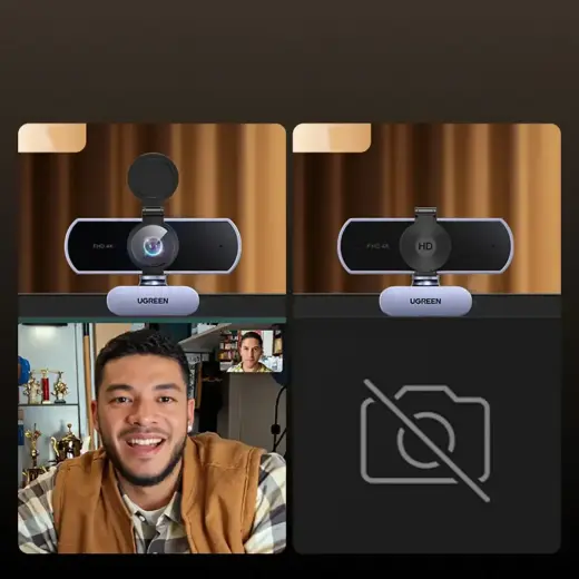 Ugreen USB 4K Ultra HD Webcam - Gray Photo