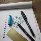 Pildspalva liners SCHNEIDER TOPLINER 967, 0.4mm, melns korpuss, melna Foto 5