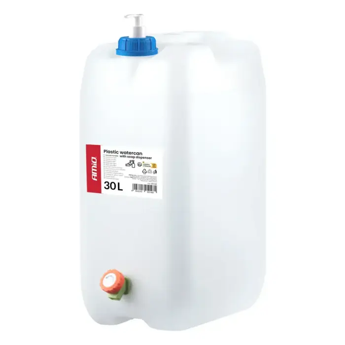 Plastic watercan with soap dispenser 30L AMIO-05148
