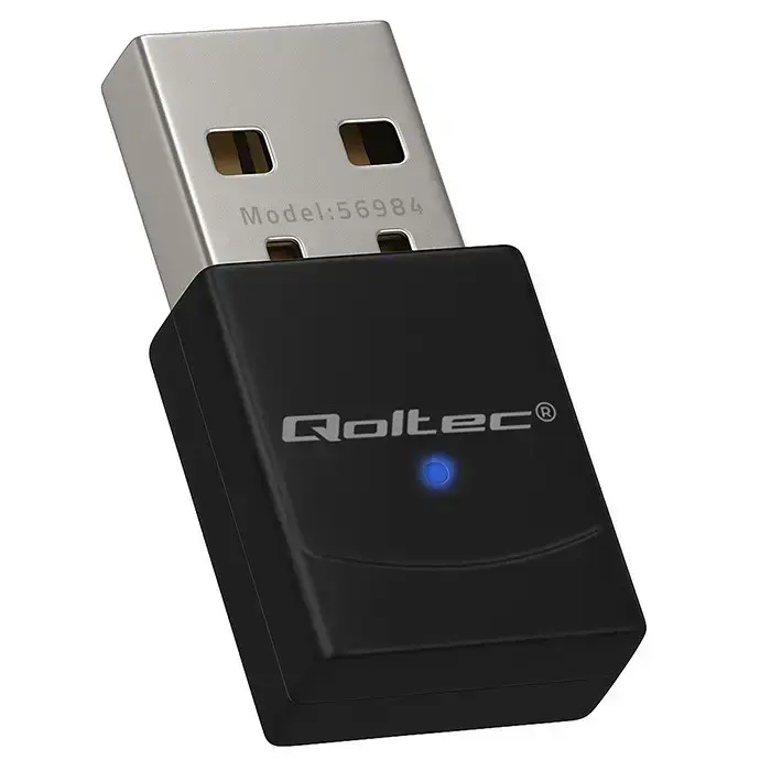 Qoltec Wireless Ultra High Speed Mini Adapter WiFi 6 | Standard AX | Bluetooth 5.4 | USB | 900Mbps Foto 4
