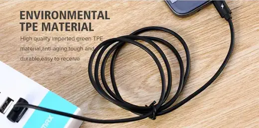 REMAX Cable Waist Drum RC-082m - USB to Micro USB - Grey Foto 11