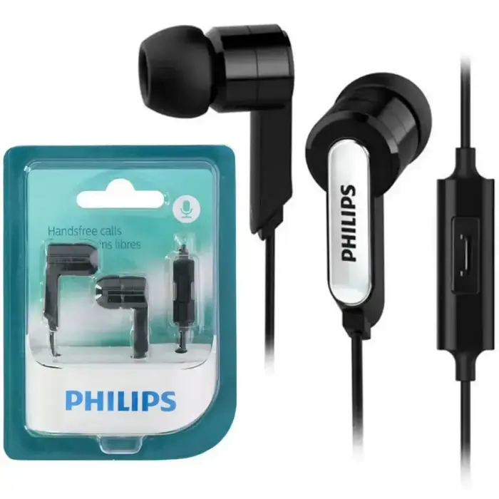 Wired earphones with microphone PHILIPS SHE1405BK/10 black Foto 2