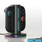 AmazingThing Thunder Pro PlayDock Charger for Nintendo Switch 2 Controllers - Black Foto 9