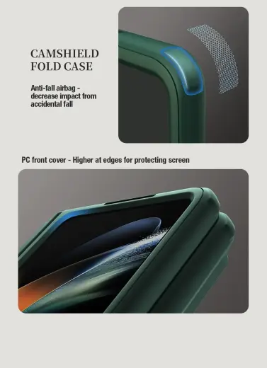 Nillkin CamShield Fold Case for Samsung Galaxy Z Fold 5 with additional stylus holder - black Foto 13