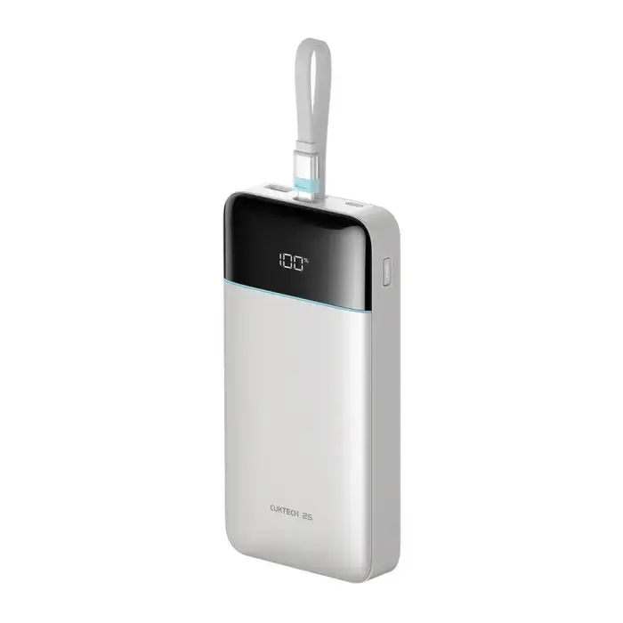 Внешний аккумулятор (powerbank) Cuktech LPB252N | 25 000 мА·ч | 120 Вт | USB-C | белый