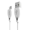 Dudao micro USB data charging cable 2.4A 1m white (L4M 1m white) Photo