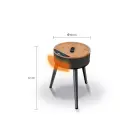 Unold Fan Heater Table Henry Ceramic black brown (86545) Foto 3
