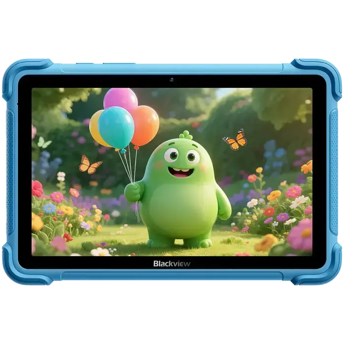 Blackview LINK 1 Kids WiFi 4/64GB 8.68-inch HD IPS 1340x800 60Hz 360nits RK3562 Quad-core 2.0GHz 5+8MP Cam 5000mAh WiFi 6 BT 5.0 Dual Speakers with Smart-K Support Tempered Film Stylus Pen Android 16 Ocean Blue