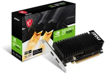 MSI GeForce GT 1030 4GHD4 LP OC - graphics card - GF GT 1030 - 4 GB Foto 1