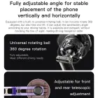 Magnetic car phone holder Forcell F-Grip IronSecure windshield / dashboard black Photo