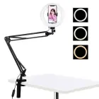 Desktop arm stand Puluz with 20cm LED Vlogging Ring PKT3089B Foto 1