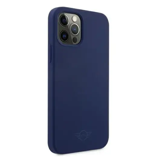 Mini MIHCP12LSLTNA iPhone 12 Pro Max 6,7" granatowy|navy hard case Silicone Tone On Tone Photo