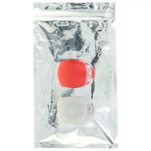 Setty bike lamps silicone set front white + rear red LR-01 Foto 2