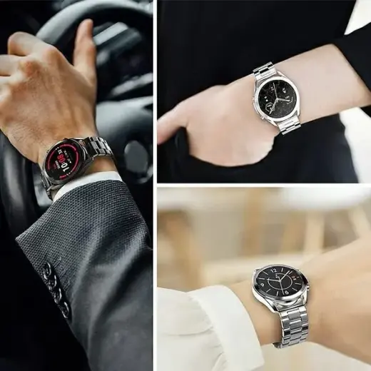 Mercury pasek Metal Apple Watch 42|44|45 mm srebrny|silver Фото num