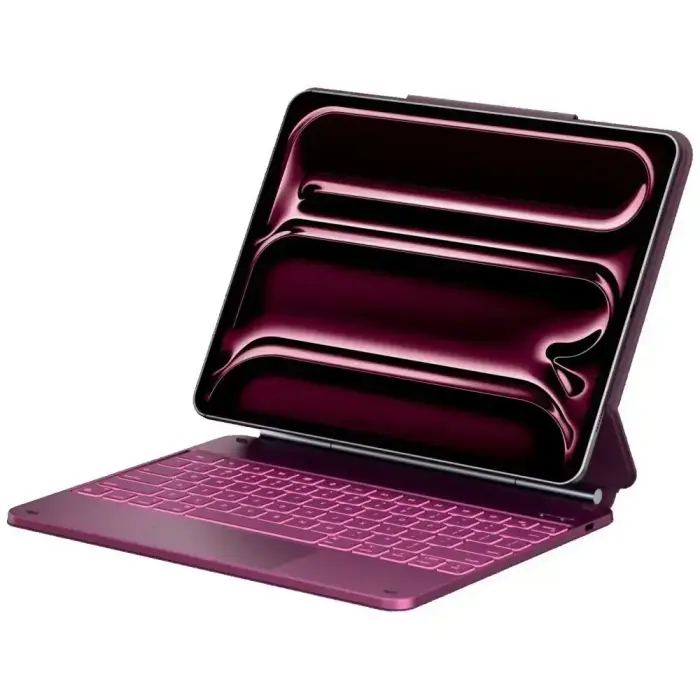 Case Typecase Edge z klawiaturą for iPad  Air 13" 2024/2025 raspberry