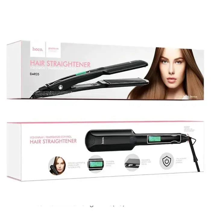 Hair straightener Hoco DAR35 black Foto 6