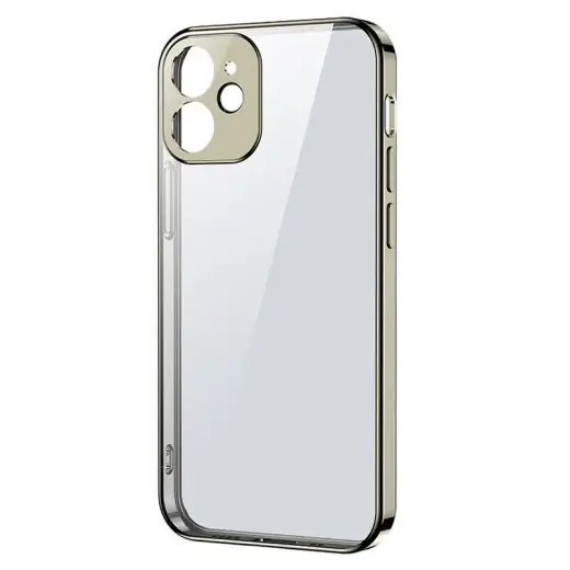 Joyroom New Beauty Series ultra thin case with electroplated frame for iPhone 12 Pro golden (JR-BP743) Foto 1