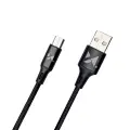 Wozinsky WUC-M1B datu pārraides un uzlādes vads | USB-A uz Micro USB | 12W | 1m | melns Foto 2