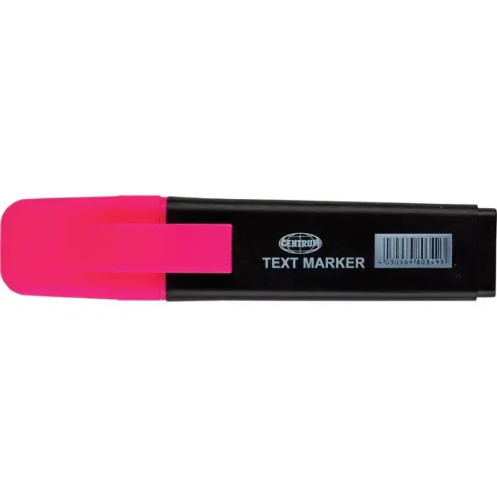 Teksta marķieris, līnijas platums 1-5mm, rozā