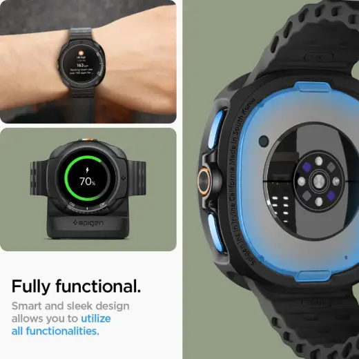 SPIGEN LIQUID AIR SAMSUNG GALAXY WATCH 8 CLASSIC (46 MM) MATTE BLACK Foto 12